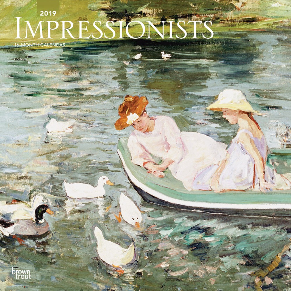 1000x1000 Impressionists 2019 12 X 12 Inch Monthly Square Wall Calendar - Calendar Painting