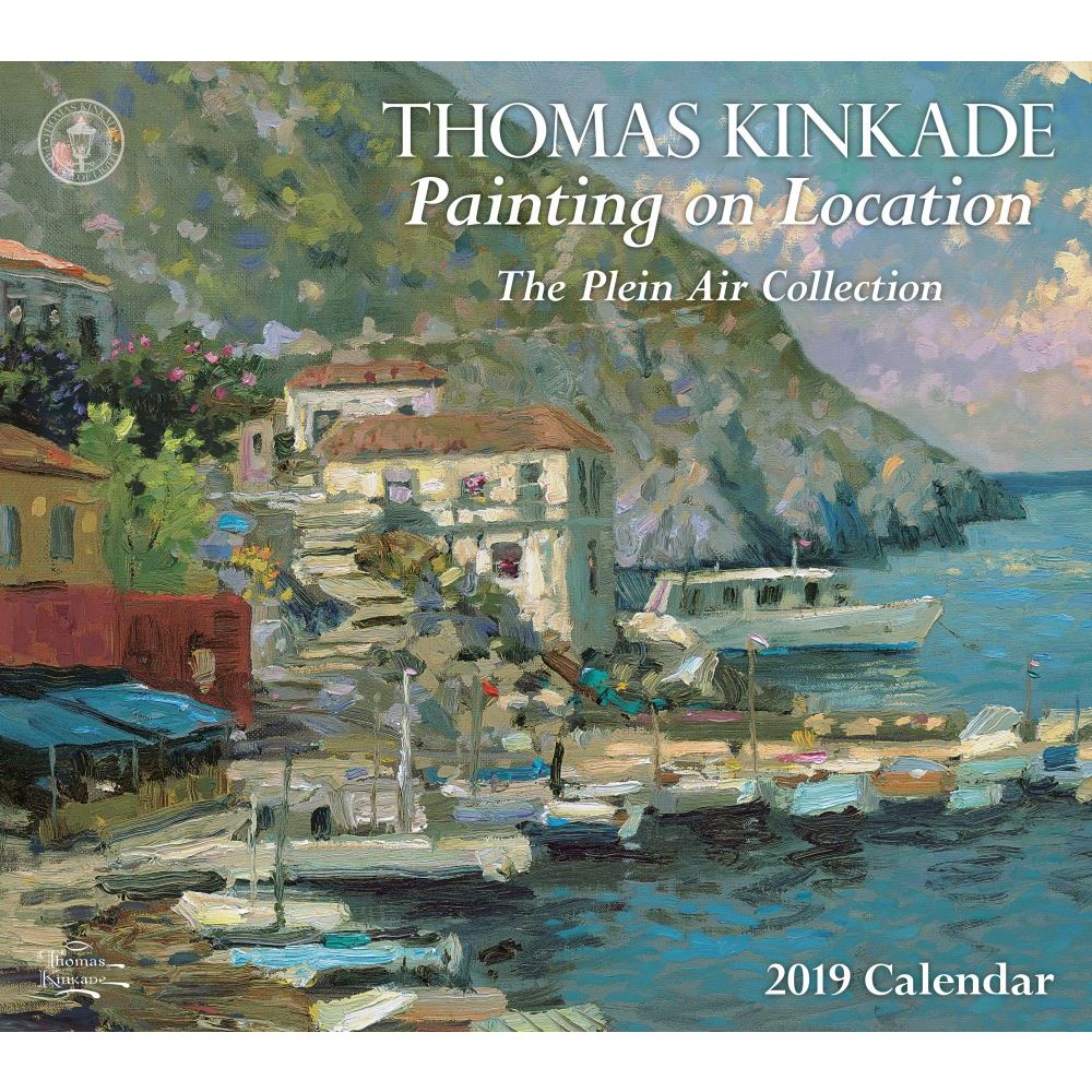 1000x1000 Kinkade Painting On Location 2019 Wall Calendar - Calendar Painting