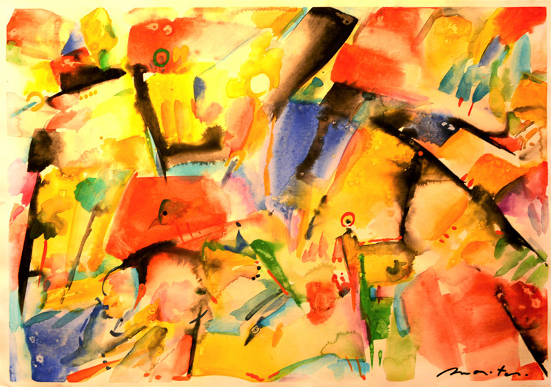 800x562 Abstract Painting Cards Amp Calendar (Watercolor) - Calendar Painting