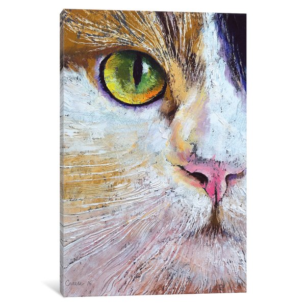 600x600 East Urban Home - Calico Cat Painting