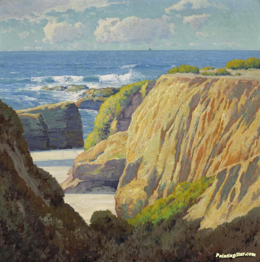 844x850 California Coast Artwork By Maurice Braun Oil Painting Amp Art - California Coast Painting