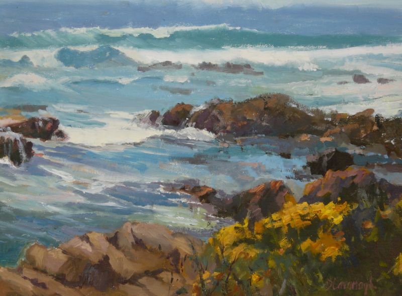 800x589 California Coast Painting By Dorothy Cavanagh Studio 7 Gallery - California Coast Painting