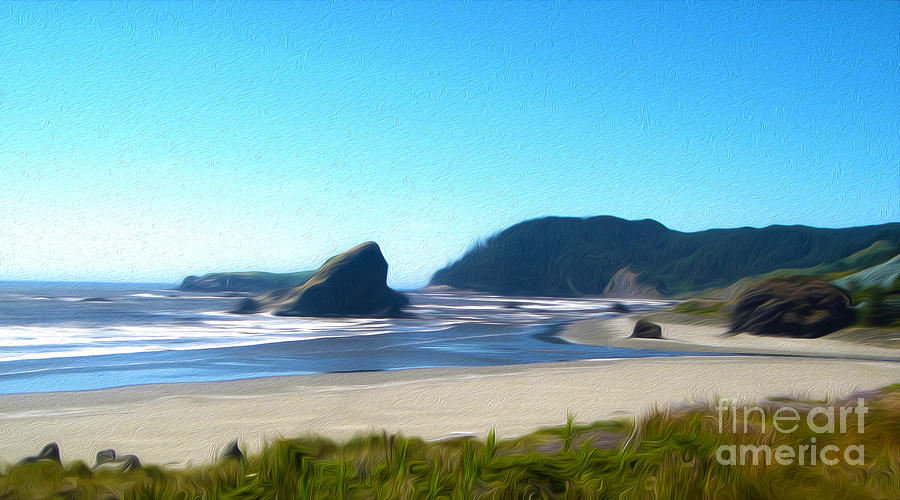 900x500 Northern California Coast - California Coast Painting