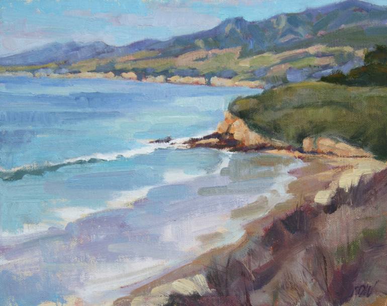770x608 Saatchi Art California Coast Painting By David Westerfield - California Coast Painting