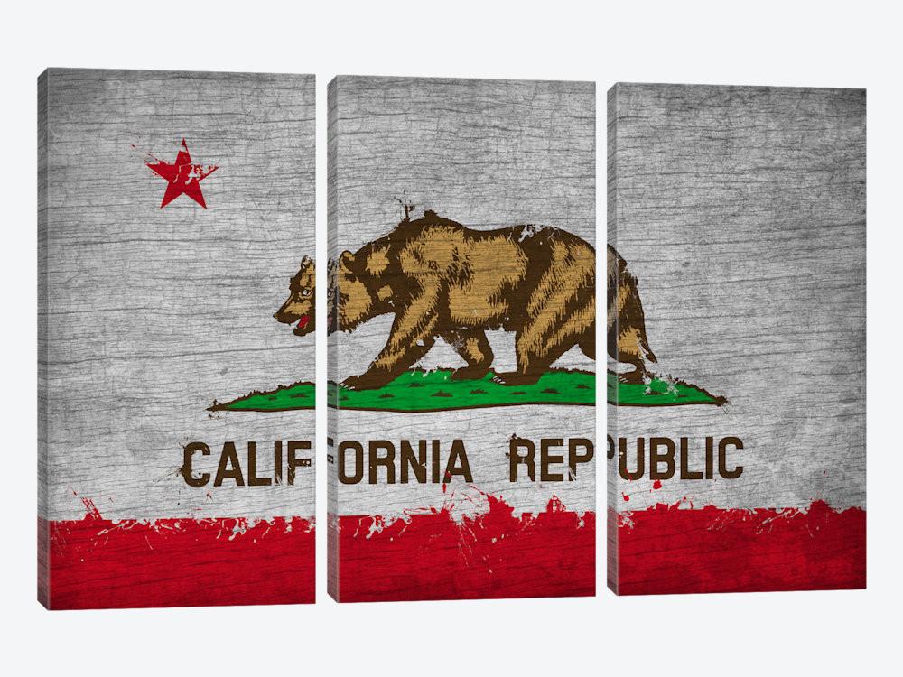 1000x750 Painting Is Easier And Faster For California Painter Who Uses Oil - California Flag Painting