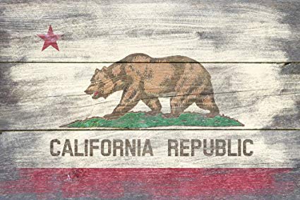 425x283 California State Flag - California Flag Painting