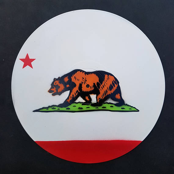 570x570 California Flag - California Flag Painting