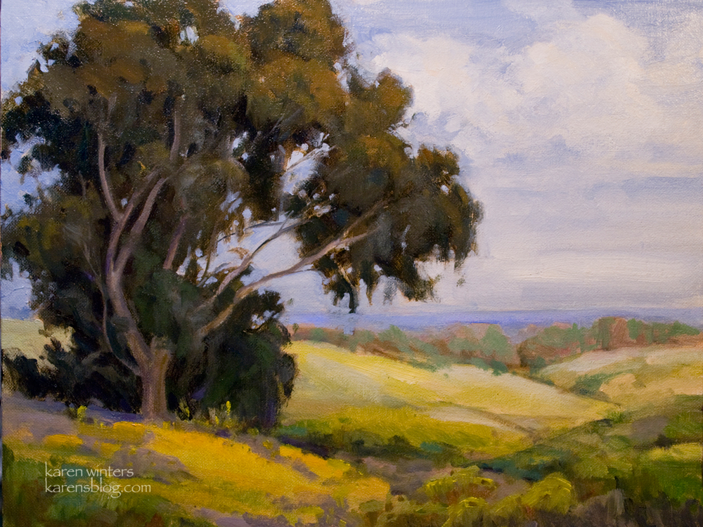 1000x750 Daily Painters Of California California Landscape Oil Painting - California Landscape Painting