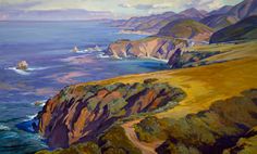 236x142 California Landscape Paintings - California Landscape Painting