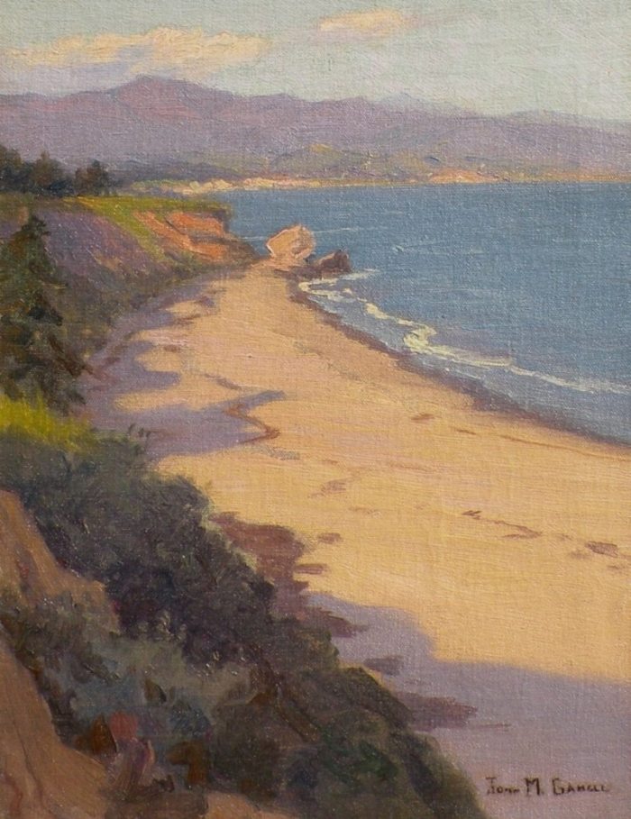 700x909 John Gamble - California Painting