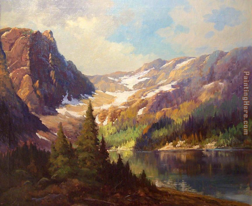 864x706 Robert Wood Payne Lake, California Painting Anysize 50% Off - California Painting
