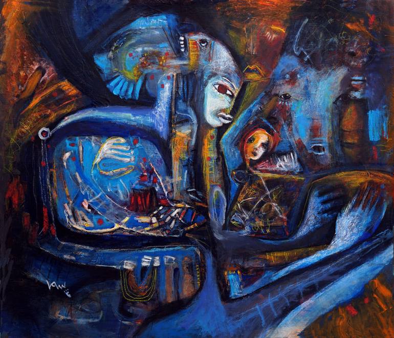 770x660 Saatchi Art Hotel California Painting By Ken Law - California Painting