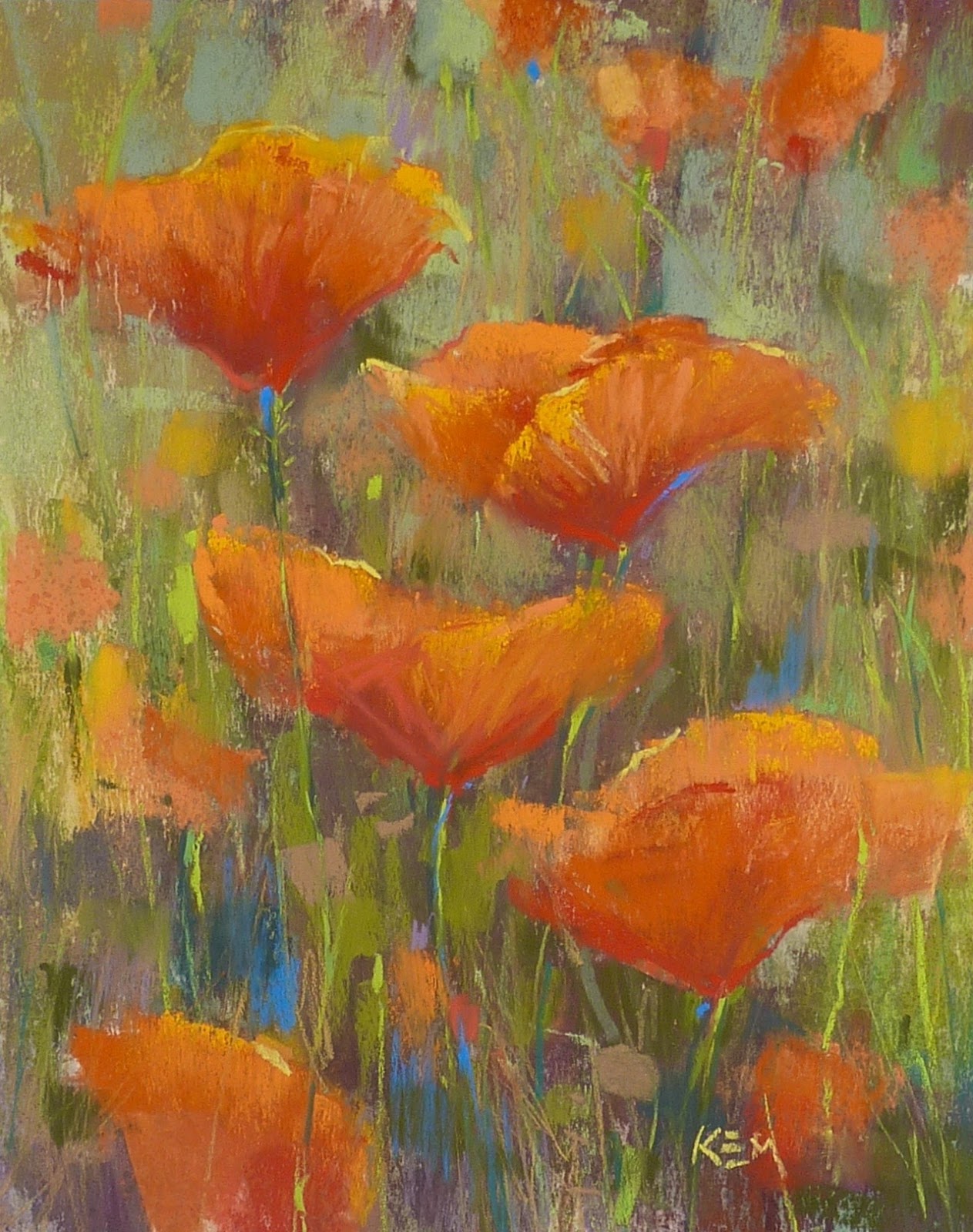 1263x1600 Painting My World Four Steps To A California Poppy Painting - California Poppy Painting