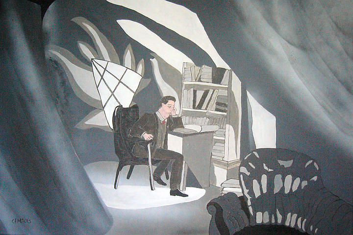720x480 Dr Caligari Painting By Christian Morin - Caligari Painting
