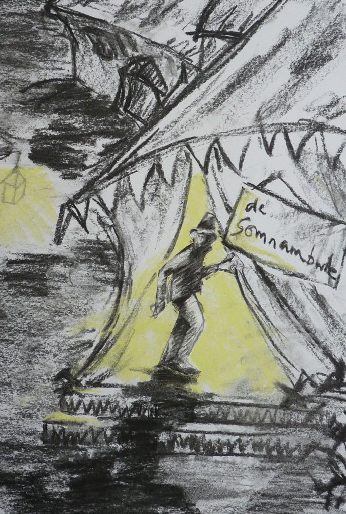 689x1024 The Cabinet Of Dr. Caligari Arcola Theatre - Caligari Painting