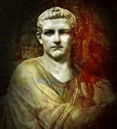 408x449 The Italian Monarchist Emperor Caligula - Caligula Painting