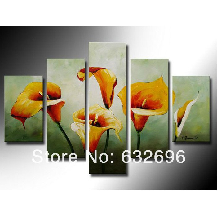 Calla Lily Oil Painting at PaintingValley.com | Explore collection of ...