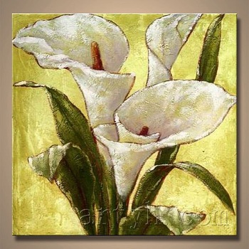 350x350 Hot Sell Handmade Calla Lily Oil Painting - Calla Lily Oil Painting