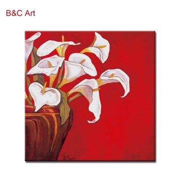 350x350 Vibrant Color Calla Lily Oil Painting Flower Painting Designs - Calla Lily Oil Painting
