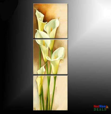 468x480 White Surface Calla Lily Painting Nextwavedeals - Calla Lily Painting