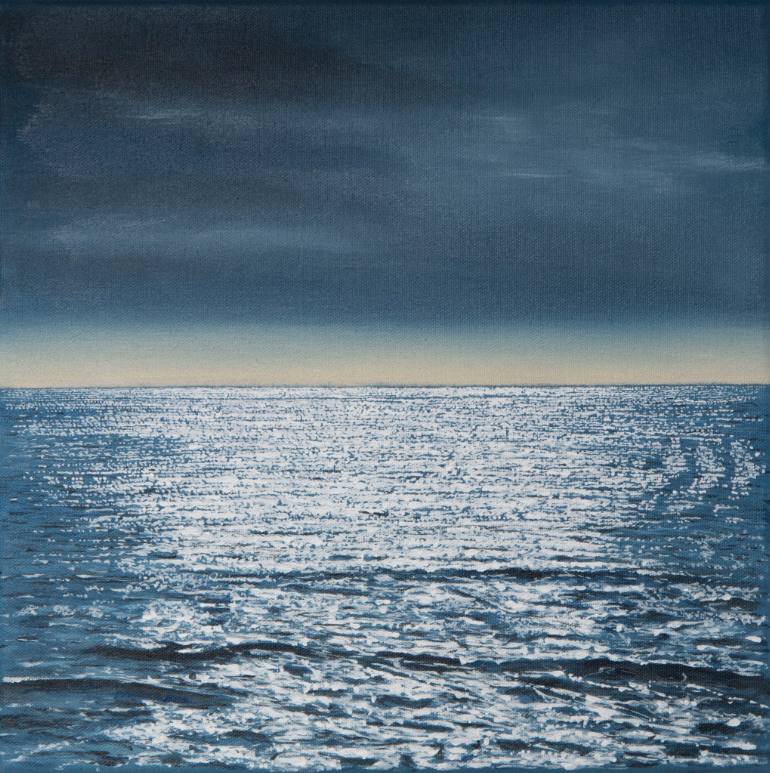 Calm Sea Painting at PaintingValley.com | Explore collection of Calm ...