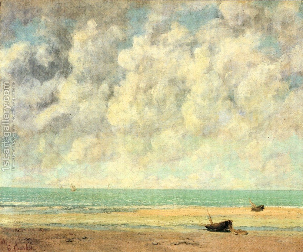 1000x830 The Calm Sea Gustave Courbet Reproduction 1st Art Gallery - Calm Sea Painting