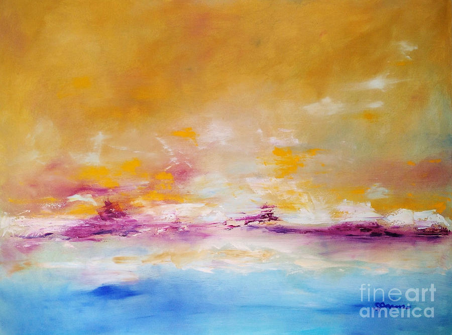 900x667 Calm Painting By Sarah Parsons - Calming Painting
