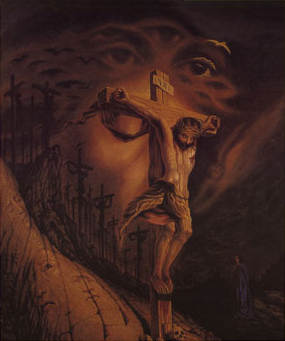 285x341 Calvary Is The Most Incredible Metamorphic Fine - Calvary Painting