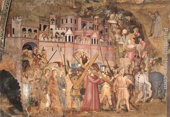 720x496 Andrea Bonaiuti Da Firenze Christ Bearing The Cross To Calvary - Calvary Painting