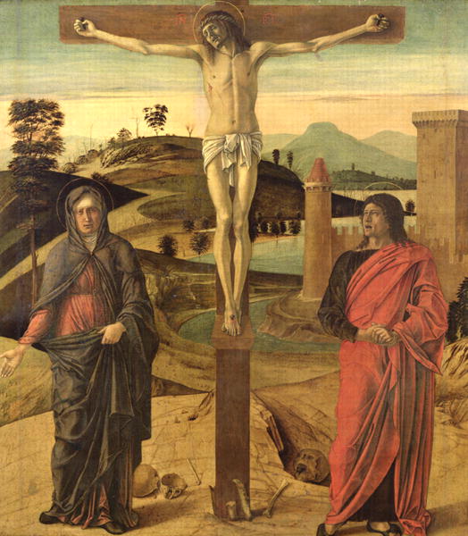 524x600 Calvary 1465 70 Painting Giovanni Bellini Oil Paintings - Calvary Painting