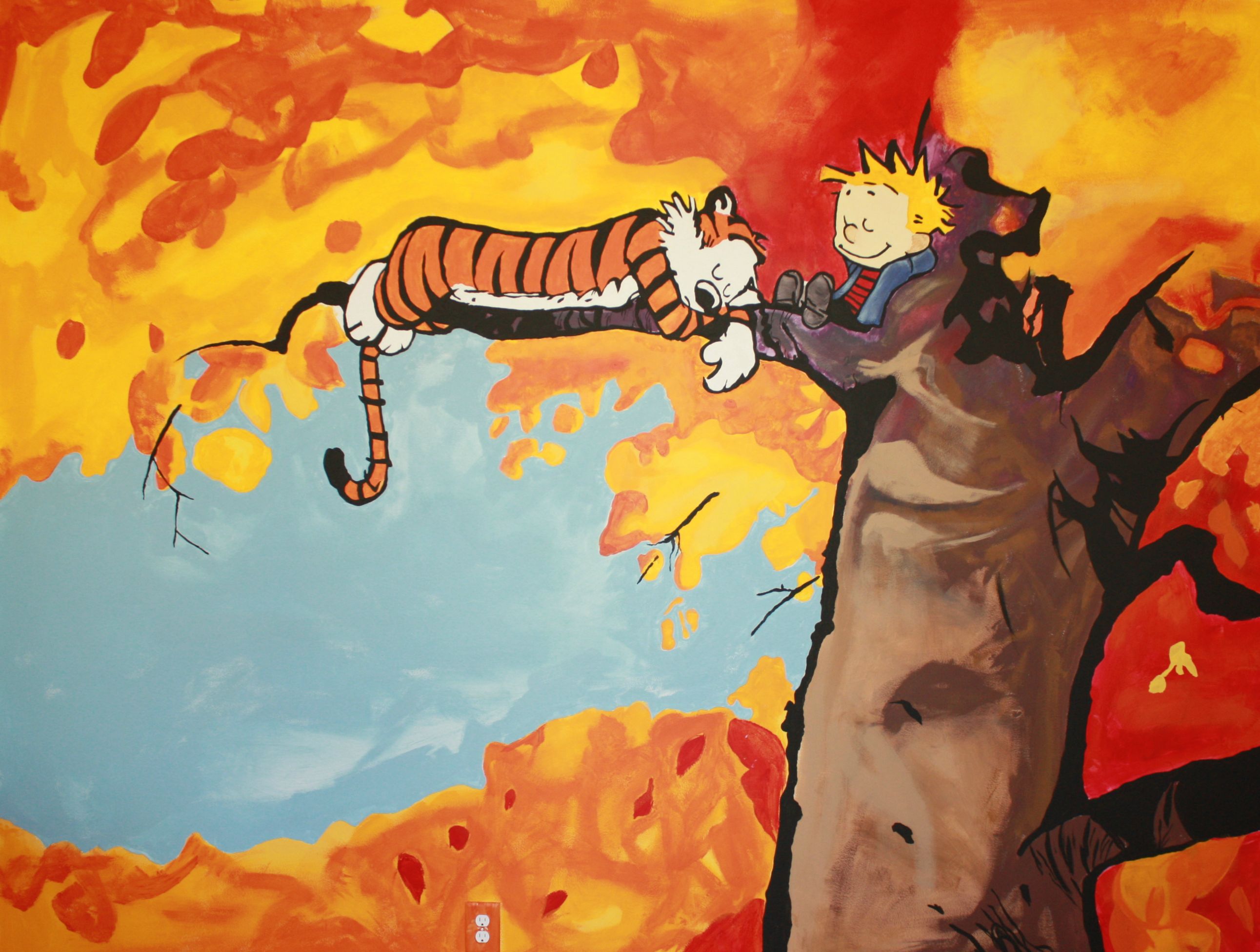 - Calvin And Hobbes Painting.