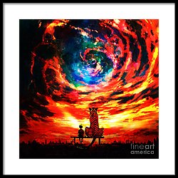 250x250 Calvin And Hobbes Framed Art Prints Fine Art America - Calvin And Hobbes Painting