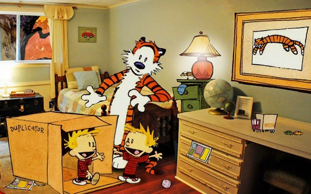 639x399 Copyright Strikes Again - Calvin Hobbes Painting