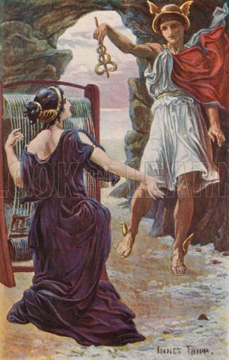 326x512 Calypso And Odysseus - Calypso And Odysseus Painting