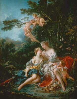 311x400 Diana And Calypso - Calypso Painting