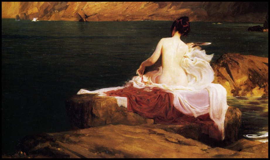 922x546 Fileherbert James Draper, Calypso's Isle.jpg - Calypso Painting