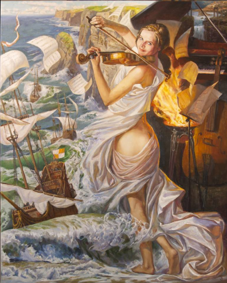 770x959 Saatchi Art Calypso Painting By Anton Baecker - Calypso Painting