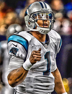 231x300 Cam Newton Paintings Fine Art America - Cam Newton Painting