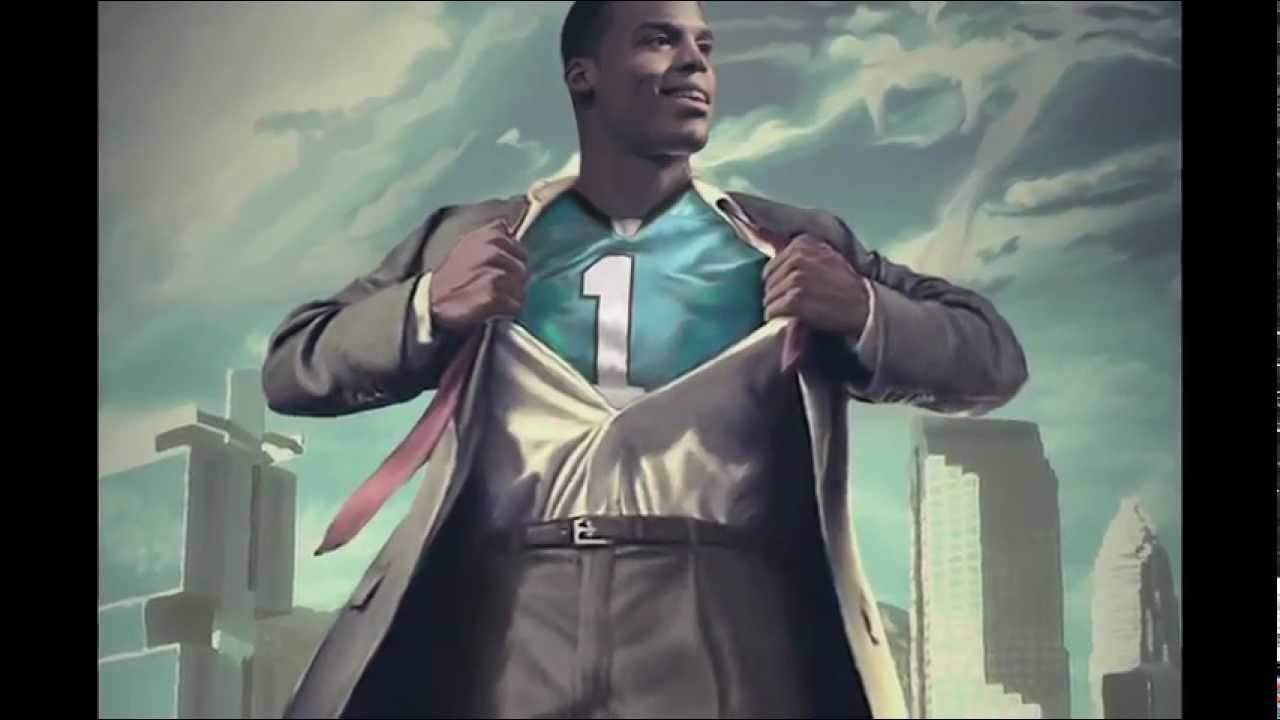 1280x720 Cam Newton Superman Painting Highlights 2013 - Cam Newton Painting