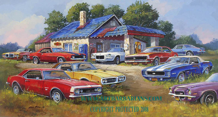 750x402 Wildlife Art Prints Plus Original Paintings With A Wide Selection - Camaro Painting