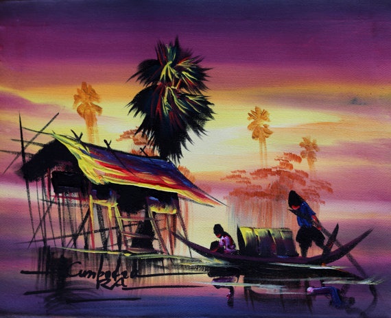 Cambodia Painting At PaintingValley Com Explore Collection Of   Cambodia Painting 25 