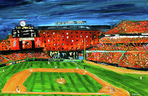 300x196 Camden Yards Paintings Fine Art America - Camden Yards Painting