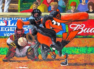 300x221 Oriole Park At Camden Yards Posters Fine Art America - Camden Yards Painting