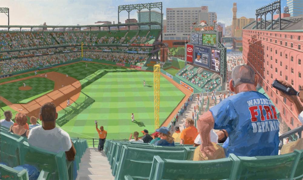 1000x597 Oriole Park - Camden Yards Painting