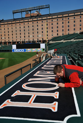 336x500 Oriole Park - Camden Yards Painting