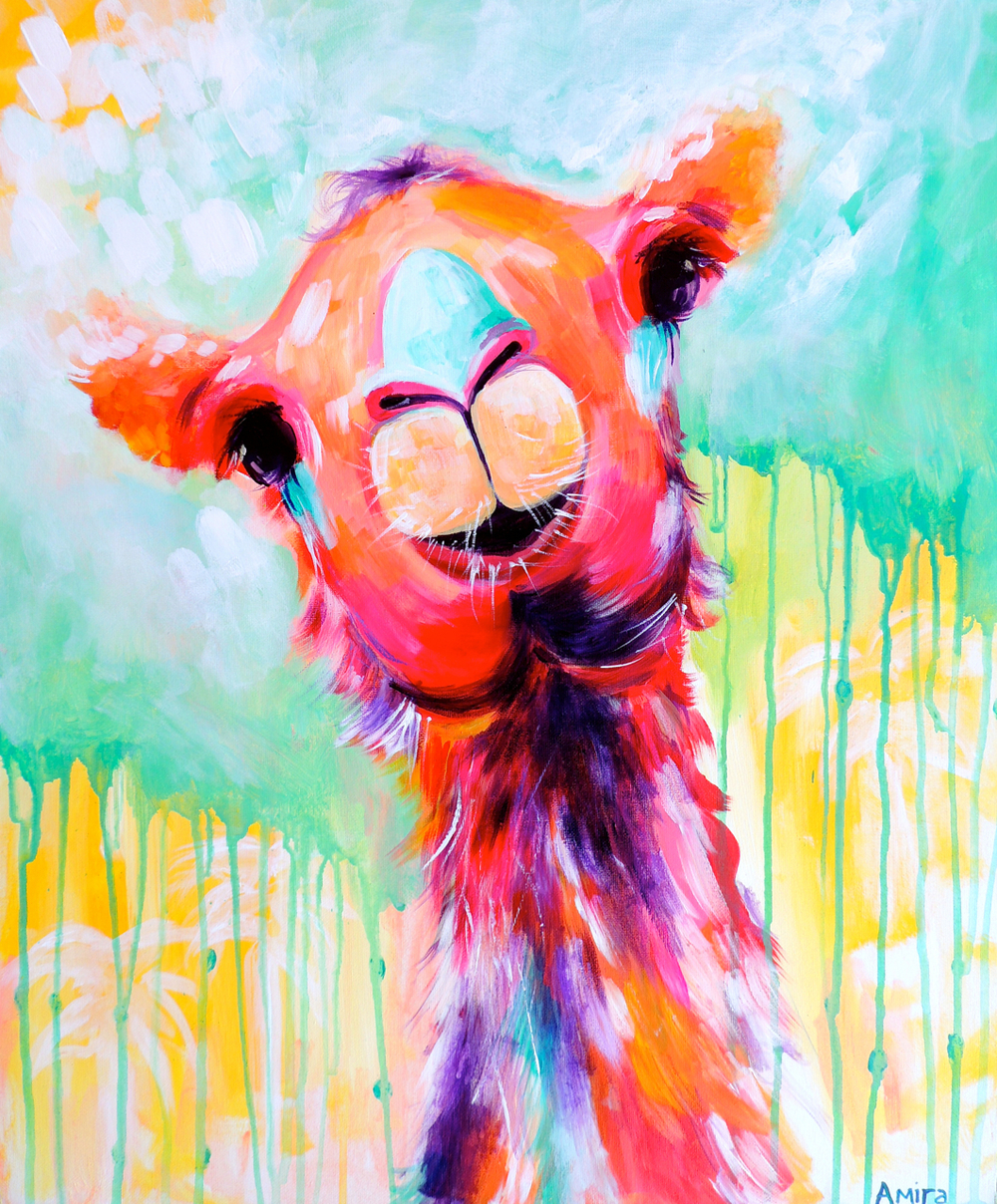 1000x1208 New Art Clarence - Camel Painting
