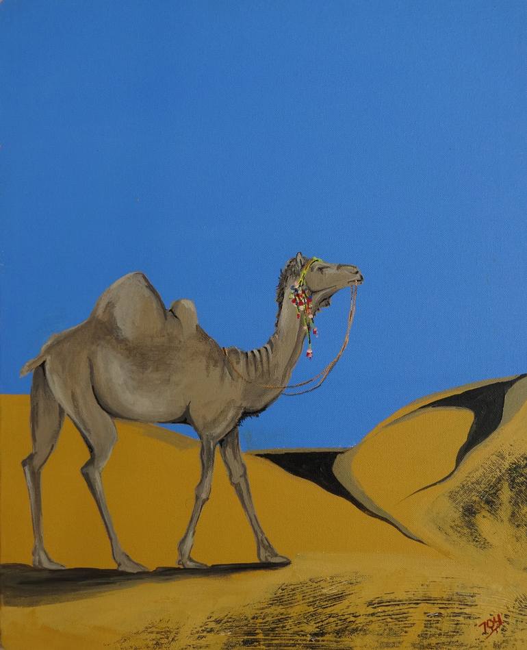 770x949 Saatchi Art Camel Painting By Joydeb Das - Camel Painting