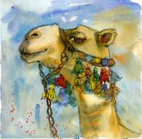 200x195 Stunning Camel Print Painting Reproductions For Sale On Fine Art - Camel Painting
