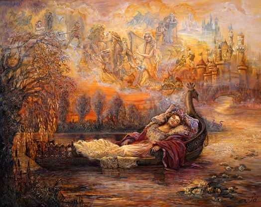 524x416 Dreams Of Camelot By Josephine Wall (The Description Has Not Yet - Camelot Painting