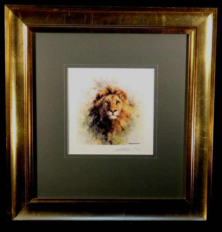863x900 David Shepherd Signed, Limited Edition, Prints, Lion, Cameo, Paintings - Cameo Painting